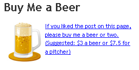 Buy me a Beer