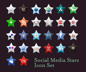 Social_Media_Stars_Icon_Set_by_Arbenting