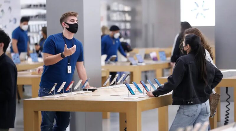Apple aumenta el salario de sus empleados minoristas y corporativos