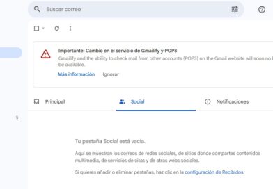 Cambio en el servicio de Gmailify y POP3