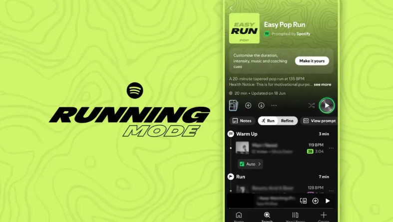 Cómo utilizar Spotify Running Mode en iPhone y Android