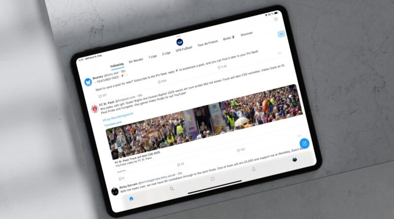 Bluesky incorpora compatibilidad con iPad y nuevas opciones para los perfiles